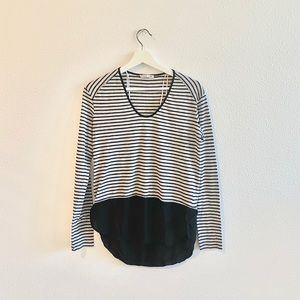 Zara striped Long Sleeve Tee
